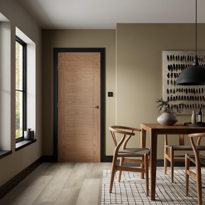 Internal oak door installation by Doorology